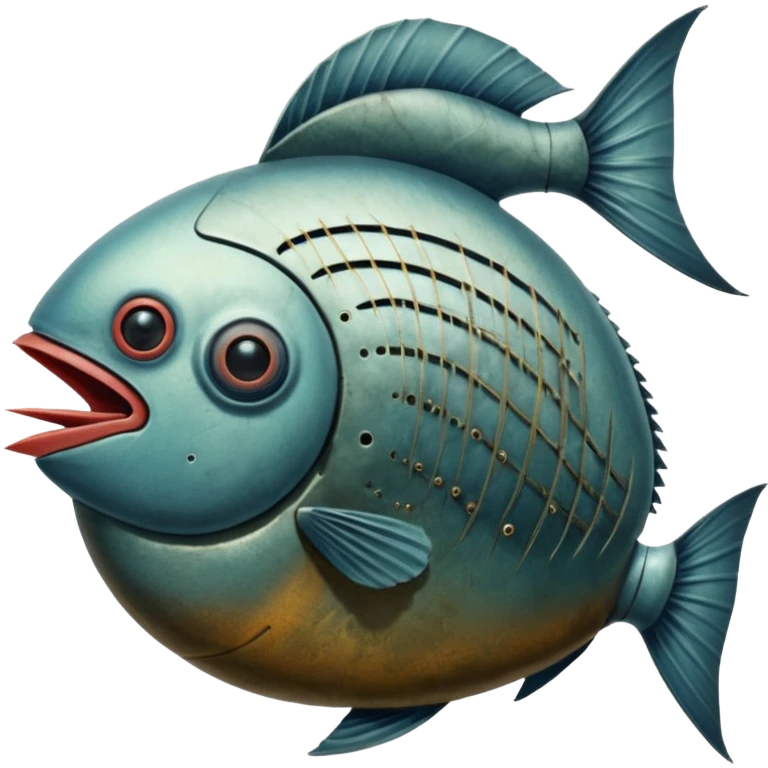 cinematic steam-punk -  hieronymus bosch phantasmagoric mutated creatures - hybrids of human, birds and fish emoji