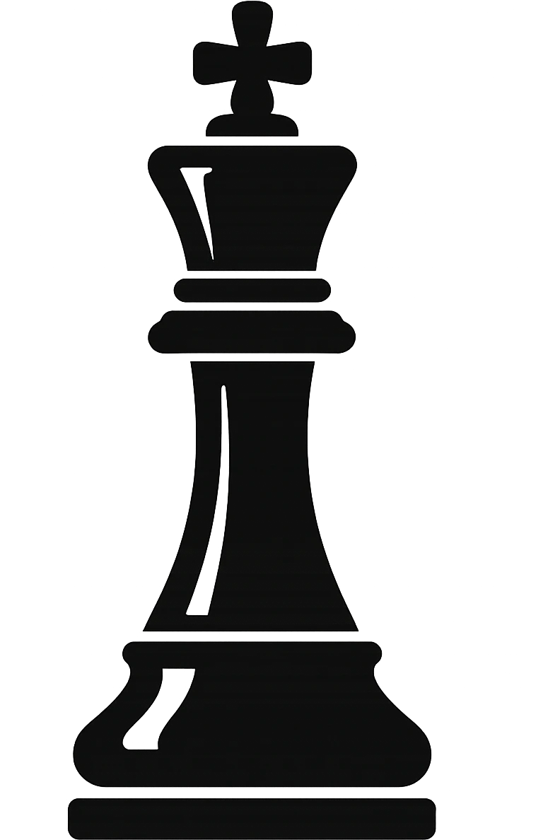 black chess piece, digital illustration emoji