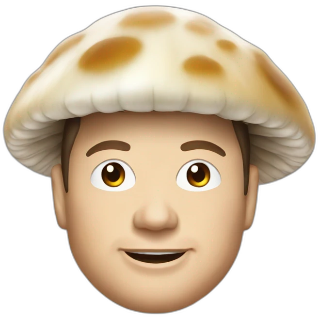 Elon Musk version mushroom emoji