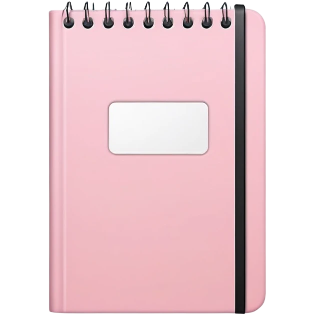 a light pink notebook emoji