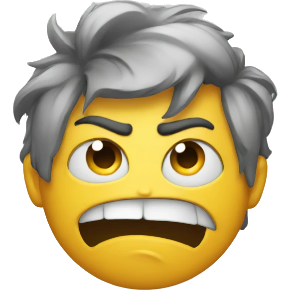 angry kissy face emoji