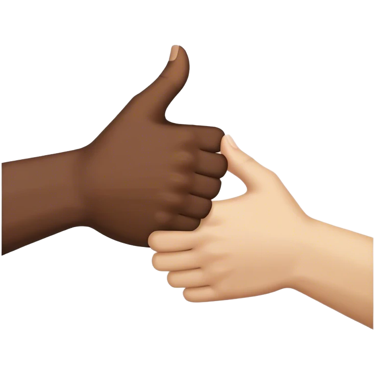 2 big hands shaking hands  emoji