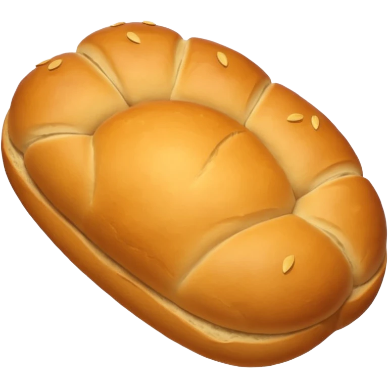 bread loaf taking a nap emoji