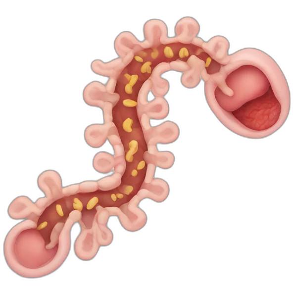 Human gastrointestinal tract emoji