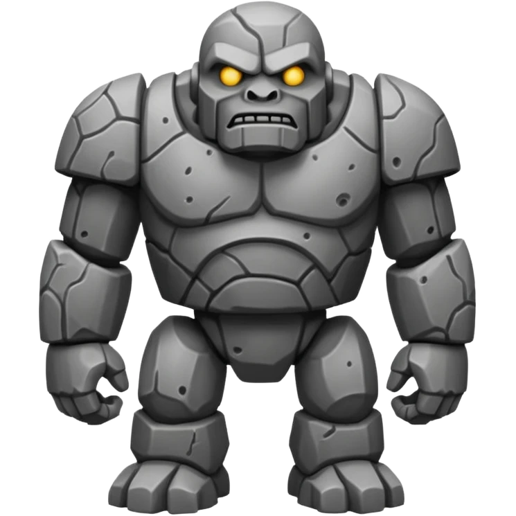 Un golem de pierre de solo leveling emoji