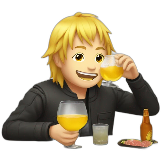 zenitsu who drinks alcohol emoji