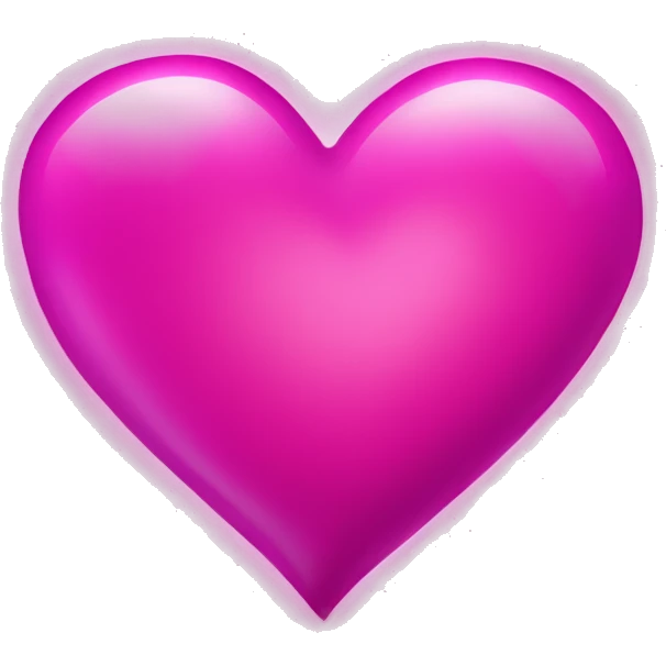 hot pink galaxy heart emoji