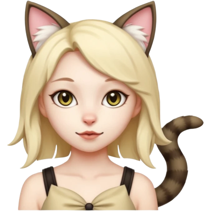 Create me cat girl emoji