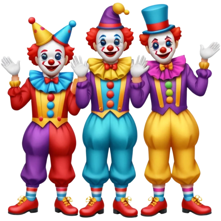 Clown show emoji