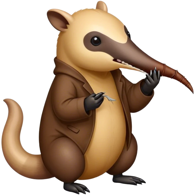 Anteater eating an ant emoji
