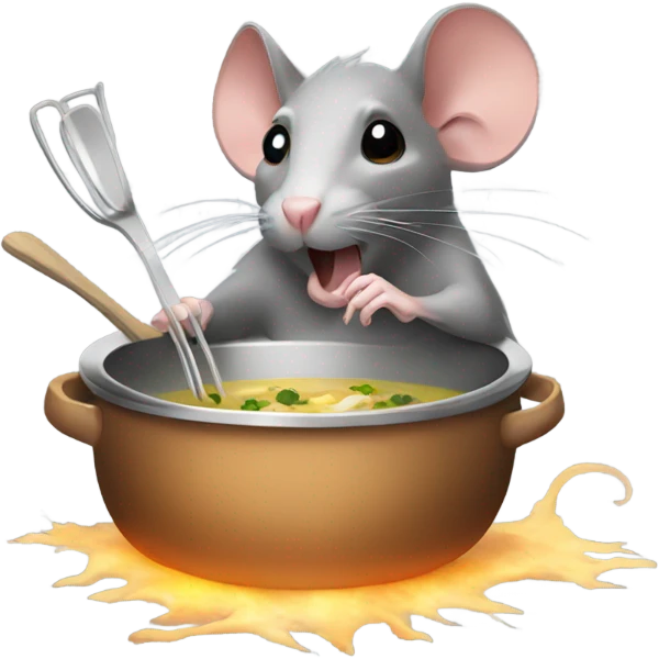 rat cooking soup emoji