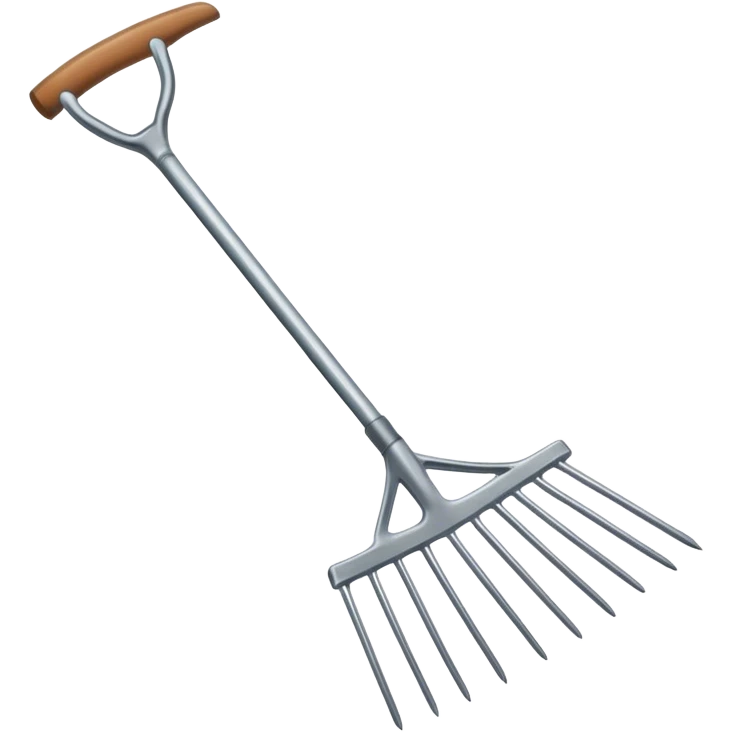 A rake emoji