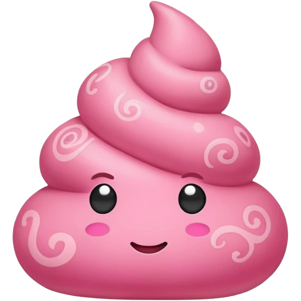 pink poop emoji
