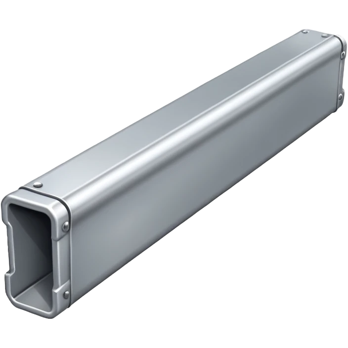 industrial metal beam, clean, no rust, as simple as possible emoji