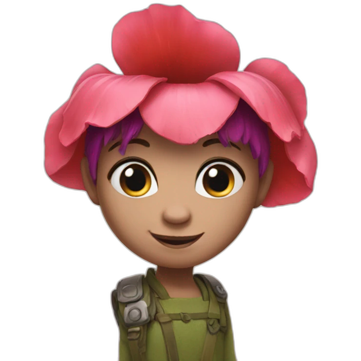 Poppy from trolls emoji