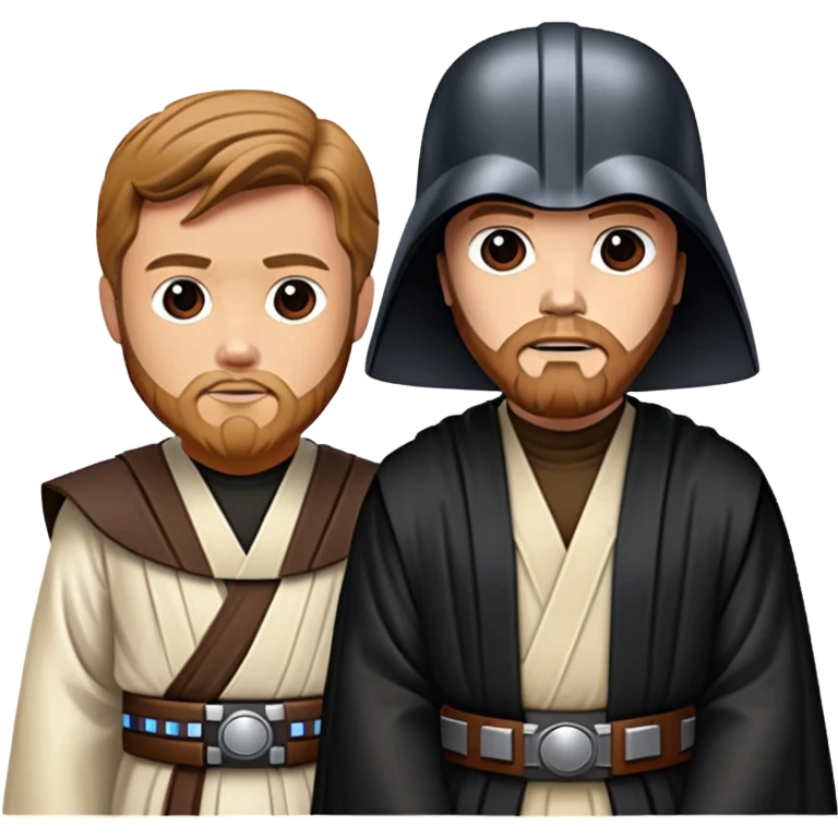 Дарт Вейдер с Оби-Ваном Кеноби  emoji