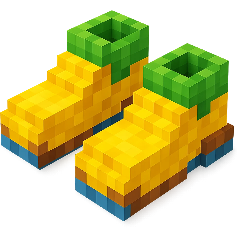 Minecraft Shoes  emoji