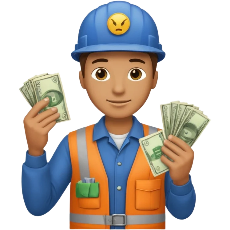 mechanic with money emoji
