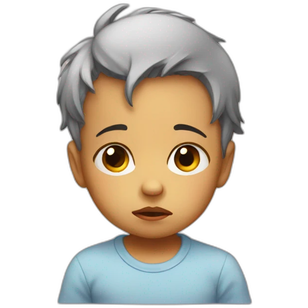 baby sad emoji