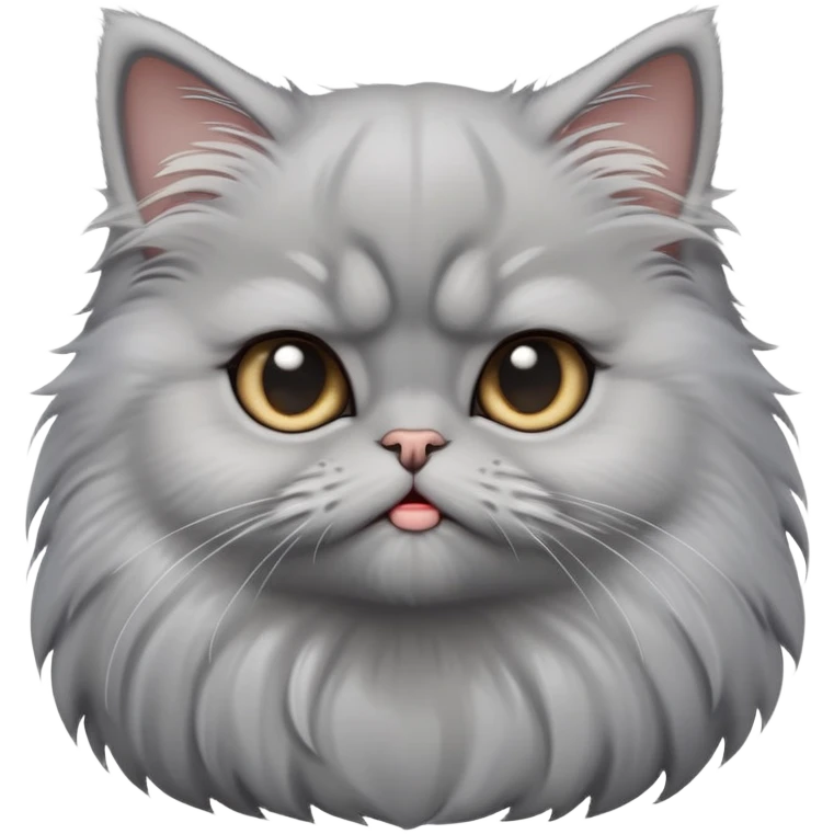 cinematic-grumpy-comical-grey-persian-kitten-portrait-emoji,-head-tilted-playfully-with-an-adorably-awkward-expression,-fluffy-grey-fur-with-soft-silver-undertones,-simplified-yet-hilariously-derpy-features,-highly-detailed,-glowing-with emoji