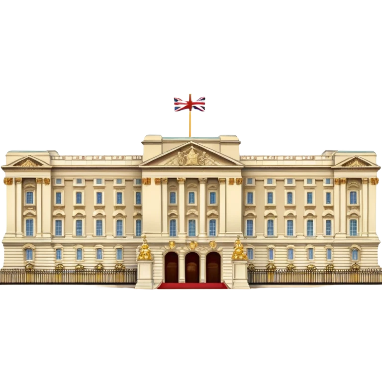 Cinematic realistic view of Buckingham Palace  emoji