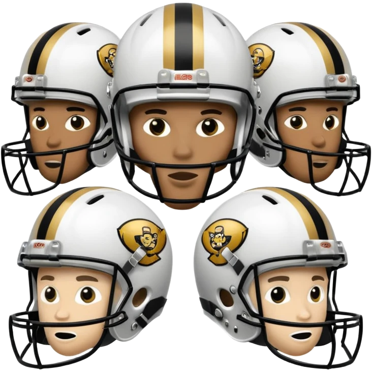 college football players helmets emoji
