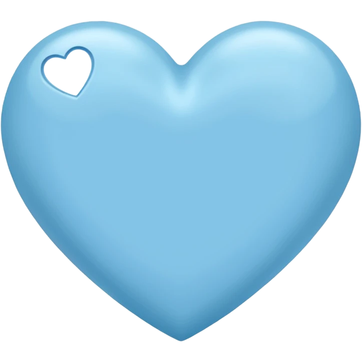 baby blue heart emoji