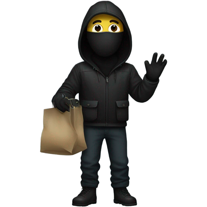 Make a robber emoji