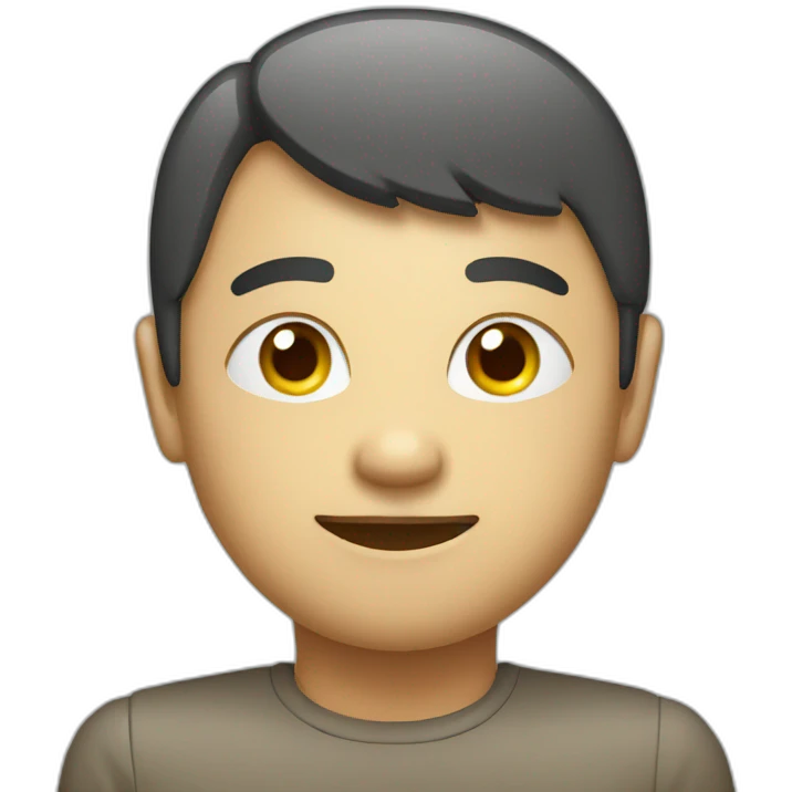 AI personality round shape emoji