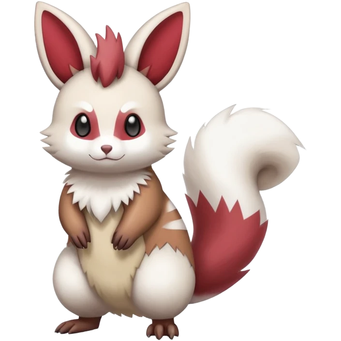 Furret-Minccino-Zangoose-Hybrid (Full body) emoji