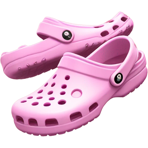 light pink Crocs emoji