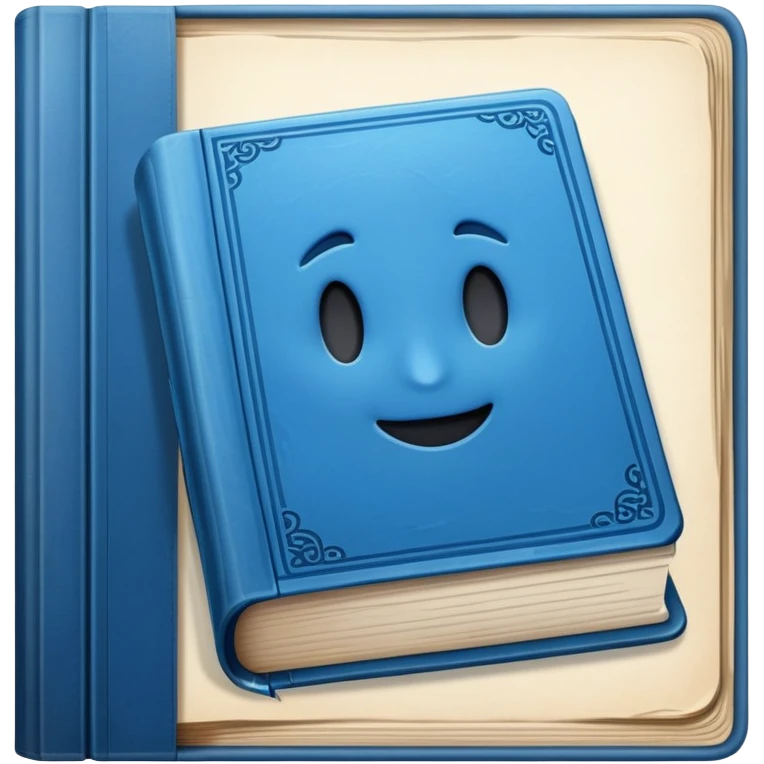 blue book emoji