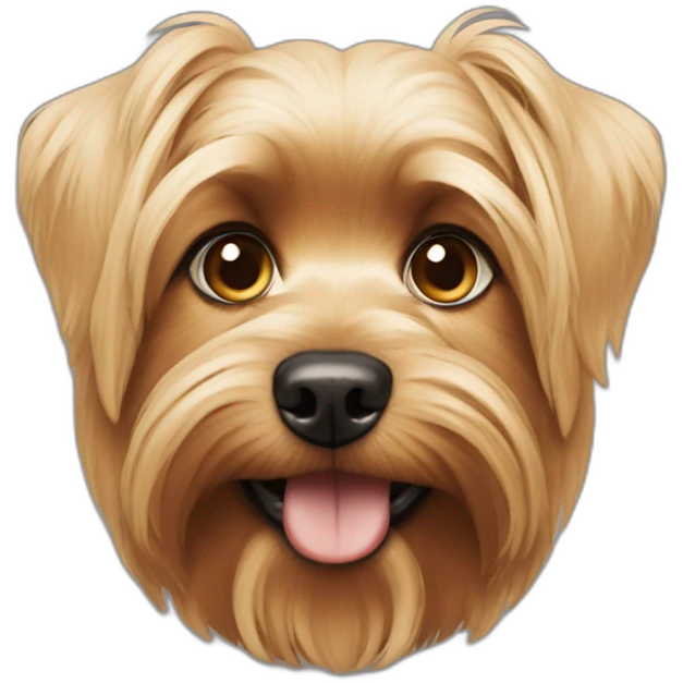 Dog yorkshire emoji