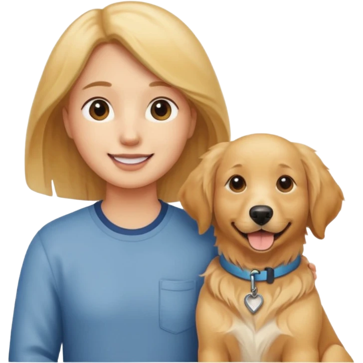 human face dog emoji