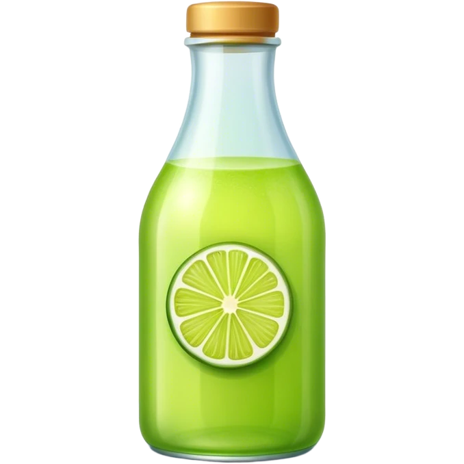 Bottled lime juice emoji