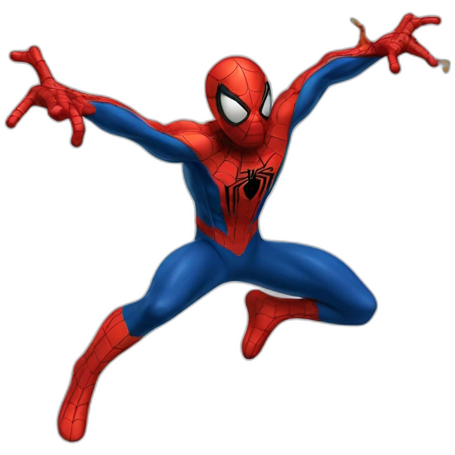Spiderman qui fait un dab emoji