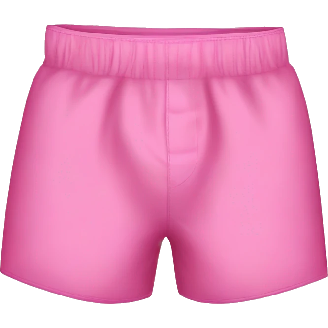 pink boxer-style shorts emoji