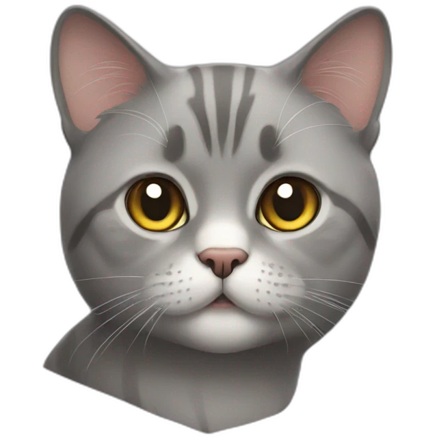 A british cat emoji