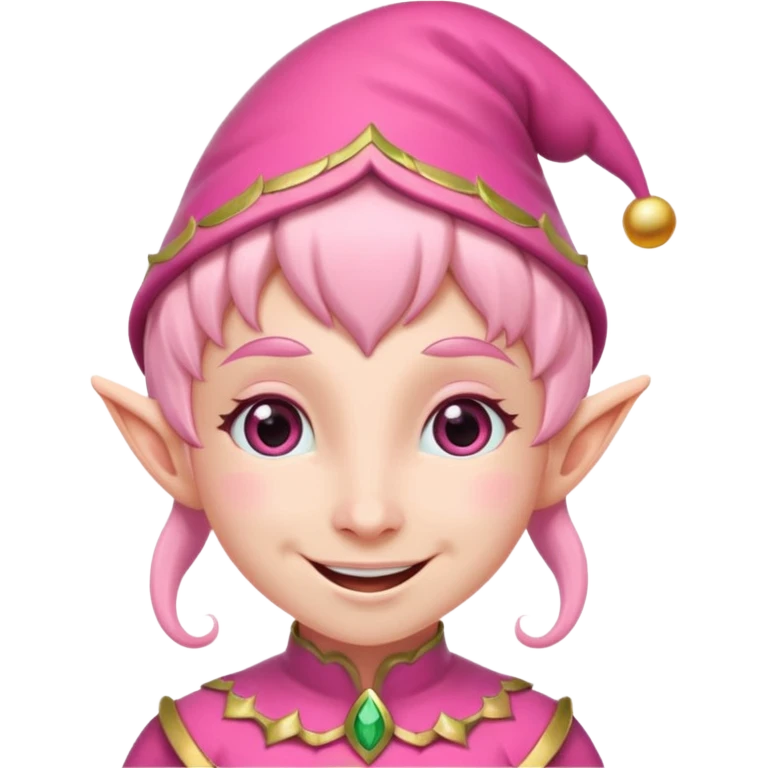 Pink elf emoji emoji