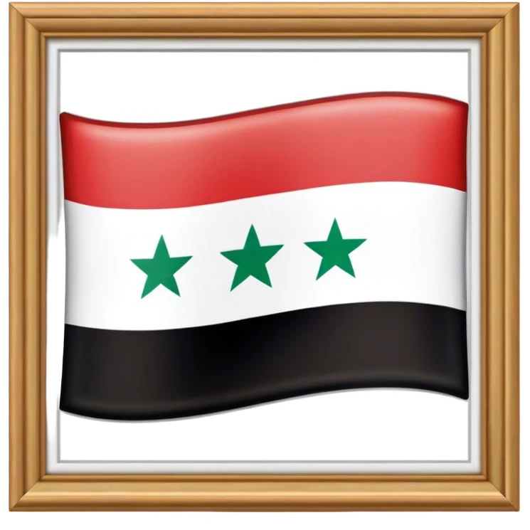 New syrian flag emoji