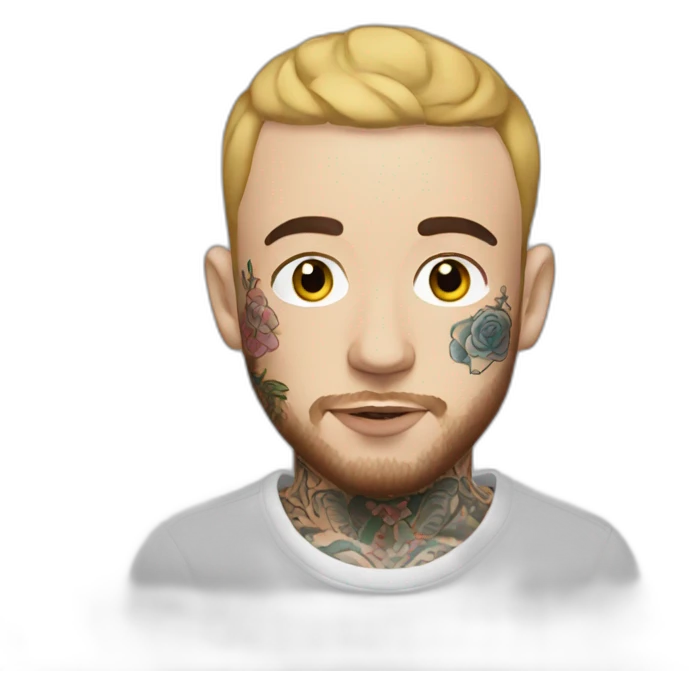 Mac miller with tattoos emoji