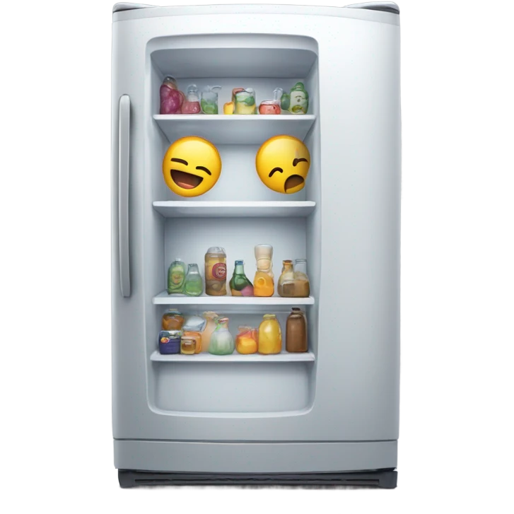 refrigerator on the phone ￼ emoji