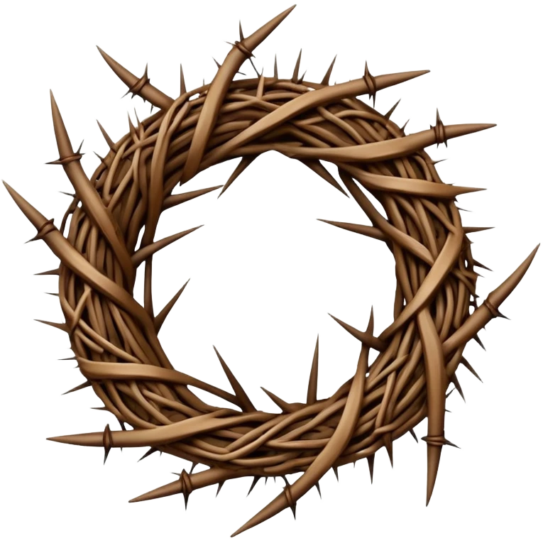 Crown of thorns emoji