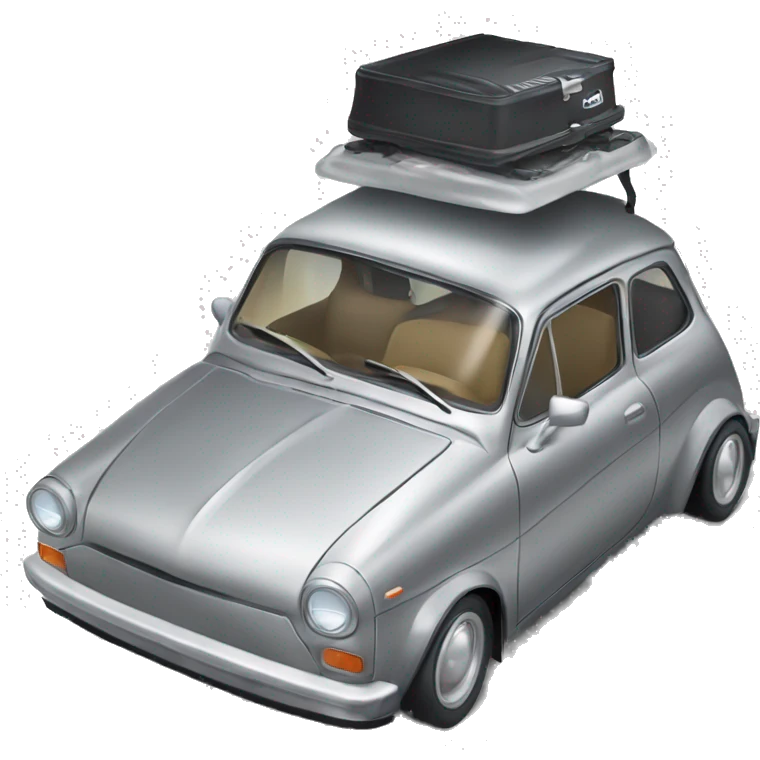stanced silver hatch back var emoji