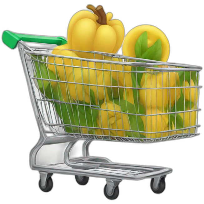 shopping cart emoji