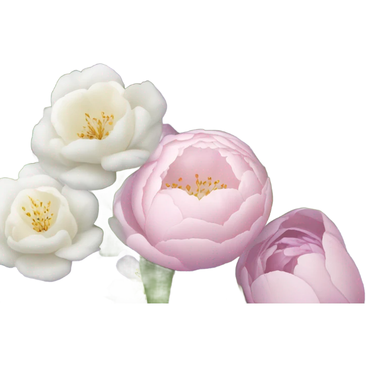 a pastel spring themed boquet emoji