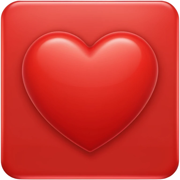 Red heart R logo emoji