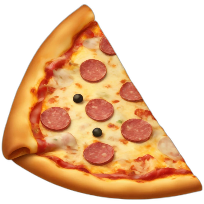 pizza with salami emoji