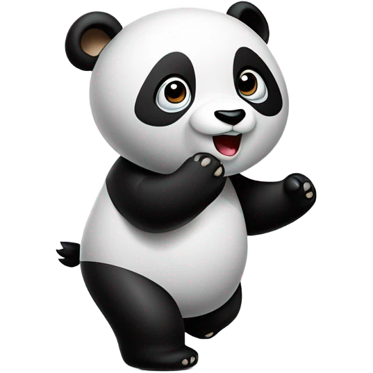 Dancing panda emoji