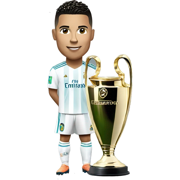 Ronaldo With the Champions League Throphee emoji